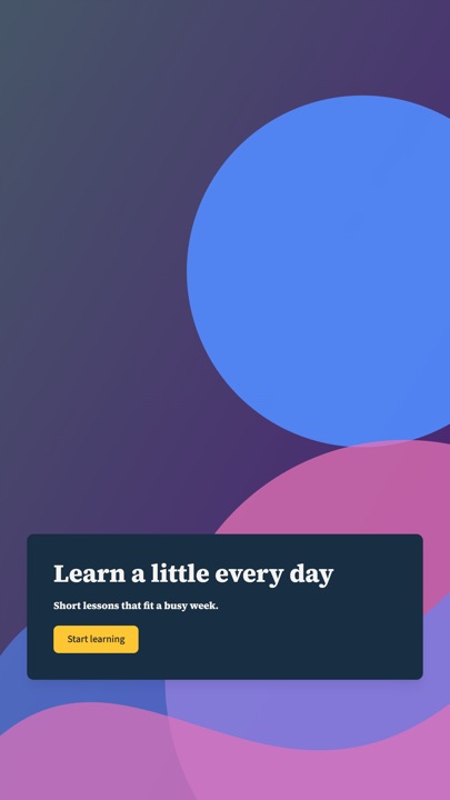 A tall story format brand asset on a deep blue evening background.